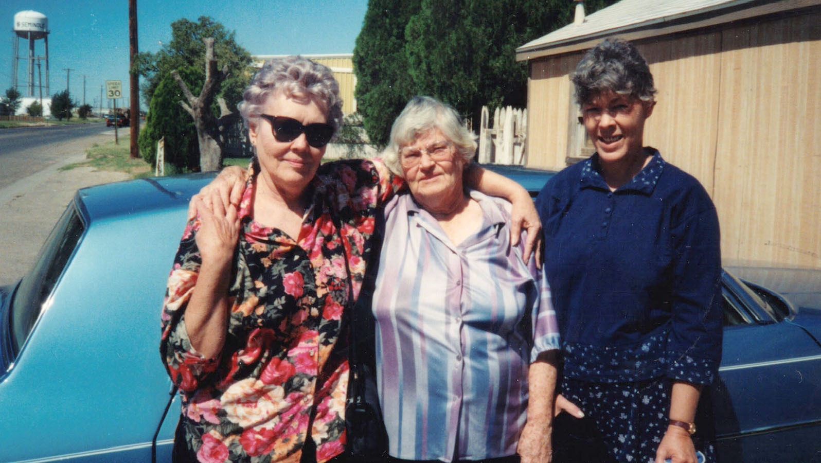 Ida (Rust) Costello, Ida (Rust) Wier, and Carolyn (Rust) McGraw